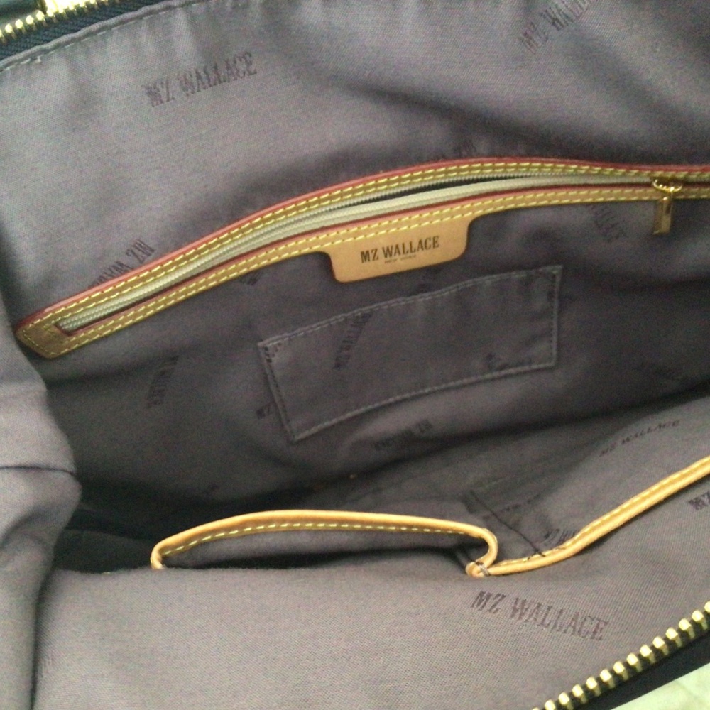 Excellent Condition MZ Wallace Small Belle in Boysenberry (dark purple) - Picture 8 of 8